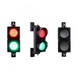 100mm Ledli İkili Sinyal Verici Trafik Lambası 100mm Ledli İkili Sinyal Verici Trafik Lambası